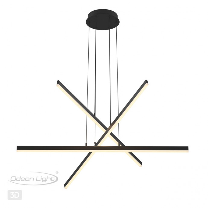 3890/48L L-VISION ODL20 147 черный/металл Подвесной светильник LED 4000K 48W 220V RUDY