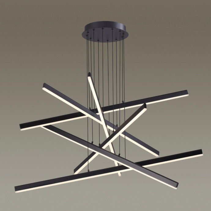 3890/96L L-VISION ODL20 146 черный/металл Подвесной светильник LED 4000K 96W 220V RUDY