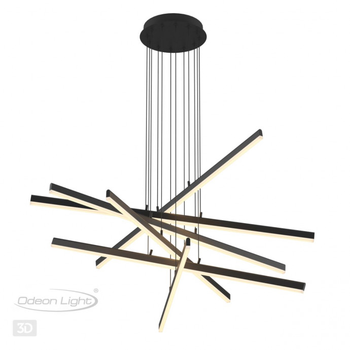 3890/96L L-VISION ODL20 146 черный/металл Подвесной светильник LED 4000K 96W 220V RUDY