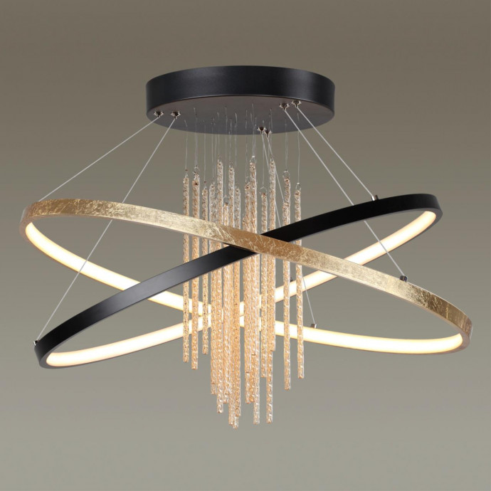 3901/70CL L-VISION ODL22 215 черный/золотистый/металл Потолочный светильник IP20 LED 70W 3340Лм 4000K MONICA