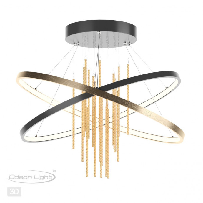 3901/70CL L-VISION ODL22 215 черный/золотистый/металл Потолочный светильник IP20 LED 70W 3340Лм 4000K MONICA