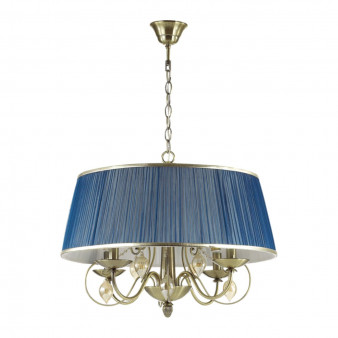 3921/4 CLASSIC ODL18 496 бронза/ткань/стекло Люстра IP20 E14 4*40W 220V NIAGARA