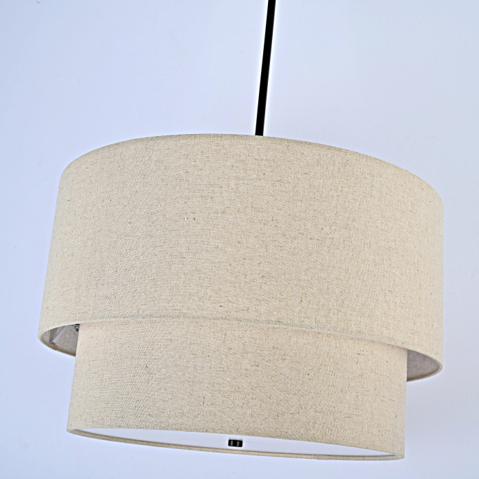 Люстра Rh Two-Tier Round Shade Linen By Imperiumloft