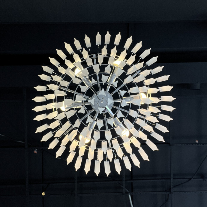 Люстра Eich Chandelier Nova 9 D65 Nickel By Imperiumloft
