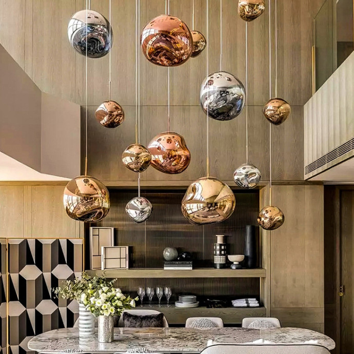 Подвесной Светильник Tom Dixon Melt Pendant Silver D38 By Imperiumloft