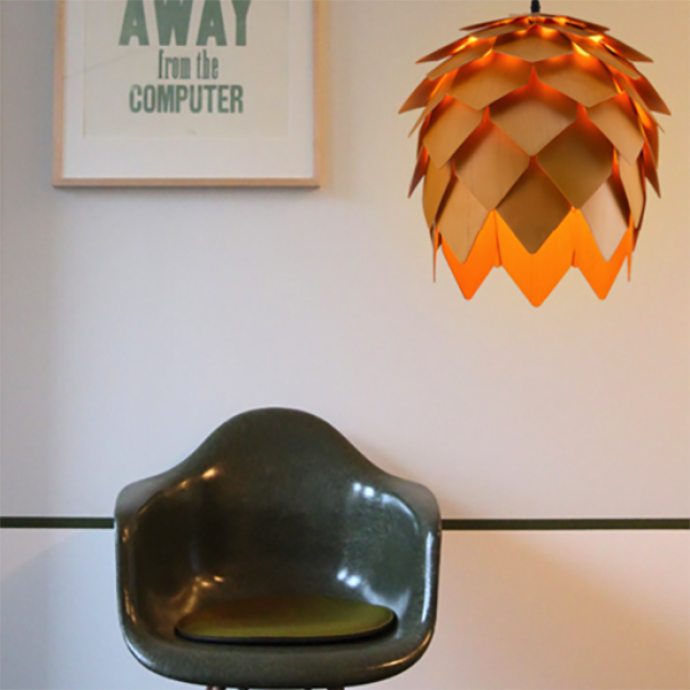Подвесной Светильник Crimea Pine Cone Natural Wood D50 By Imperiumloft