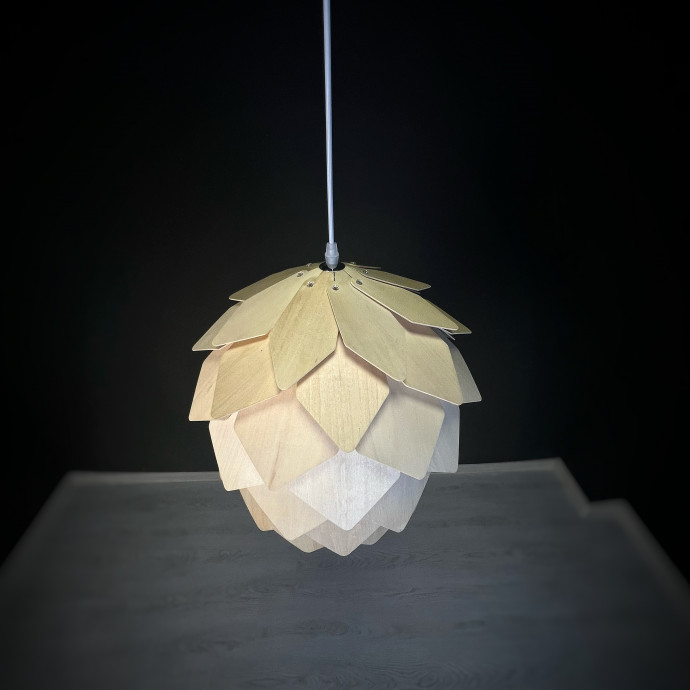 Подвесной Светильник Crimea Pine Cone Natural Wood D50 By Imperiumloft
