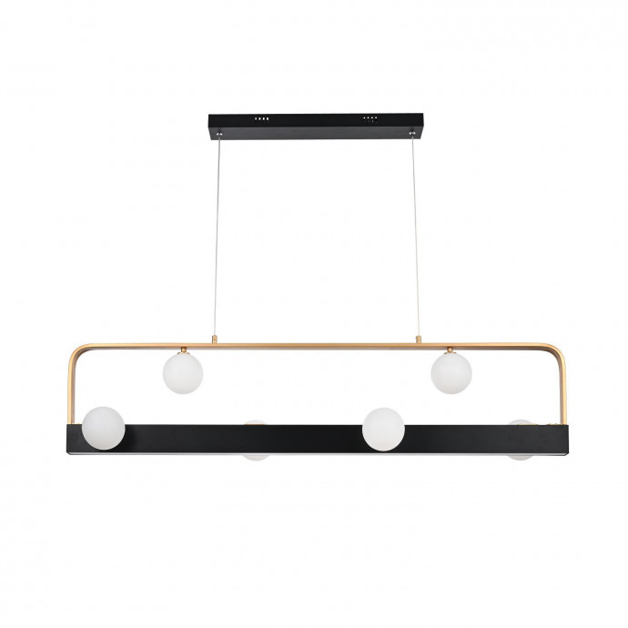 4072-6P, подвесная люстра, L1200xW240xH200/1200, 6xG9LEDx10W + LEDx18W, 700LM, 4000K, included