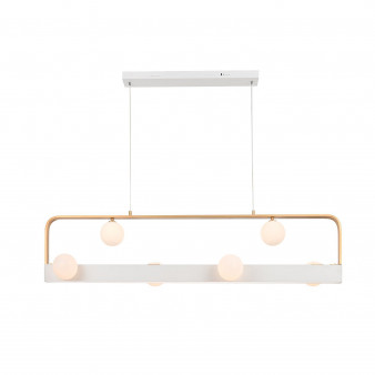 4073-6P, подвесная люстра, L1200xW240xH200/1200, 6xG9LEDx10W + LEDx18W, 1000LM, 4000K, included