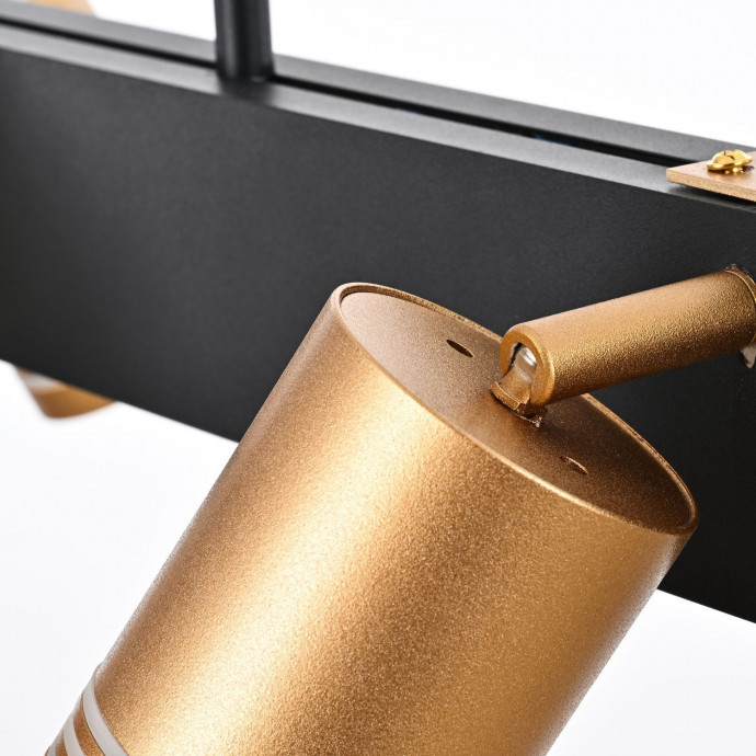 4074-6P, подвесная люстра, L1200xW190xH600, 6xGU10LEDx10W + LEDx18W, 700LM, 4000K, included