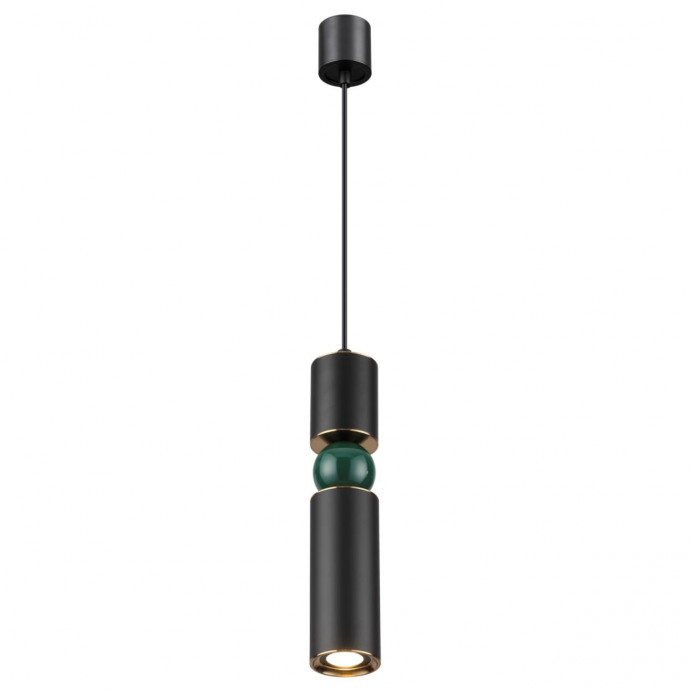 4075/5L L-VISION ODL19 313 черный/золото/зеленый Подвес GU10 1*5W SAKRA