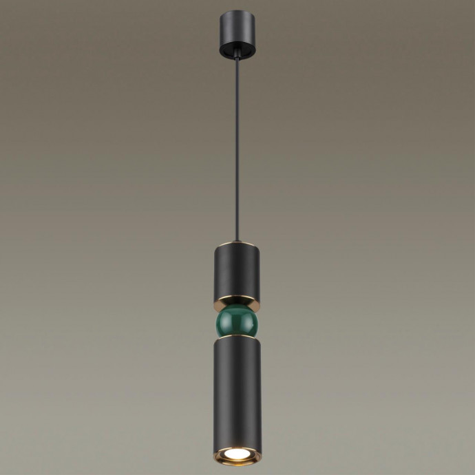 4075/5L L-VISION ODL19 313 черный/золото/зеленый Подвес GU10 1*5W SAKRA