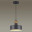 4088/1 PENDANT ODL19 361 темн.серый/золотой Подвес Е27 1*40W BOLLI