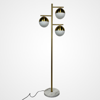 Торшер Geneva Glass Floor Lamp Triple By Imperiumloft