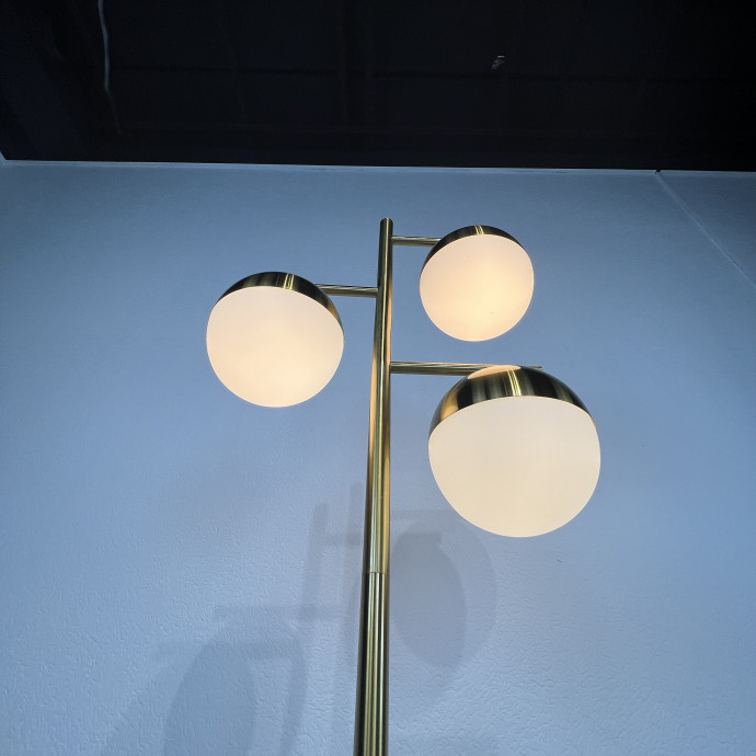 Торшер Geneva Glass Floor Lamp Triple By Imperiumloft