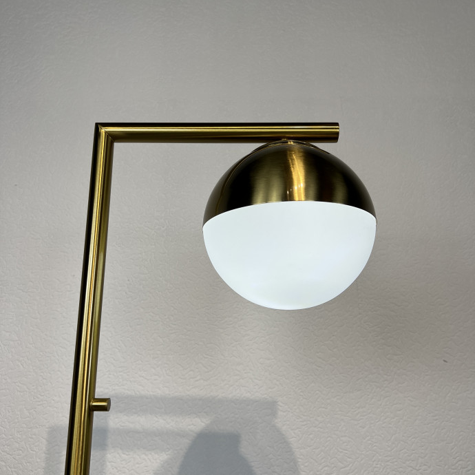 Торшер Geneva Single Glass Globe Floor Lamp By Imperiumloft