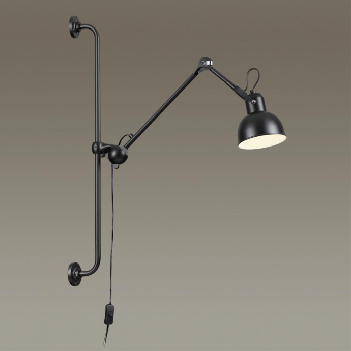 4125/1WA MODERN ODL19 525 черный Бра на кронштейне Е14 1*40W ARTA