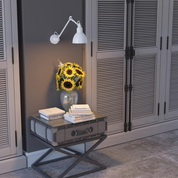 4126/1WD MODERN ODL19 525 белый Бра на кронштейне Е14 1*40W ARTA