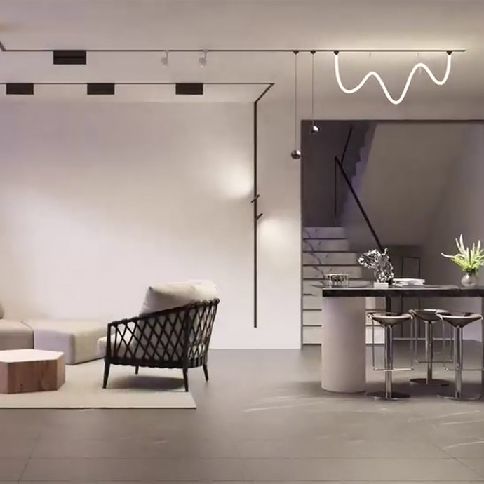 4146-1P, подвес, D62xH1650, LEDx6W, 42V, угол рассеивания: 24°, 350LM, 3000-6000K, IP20, included