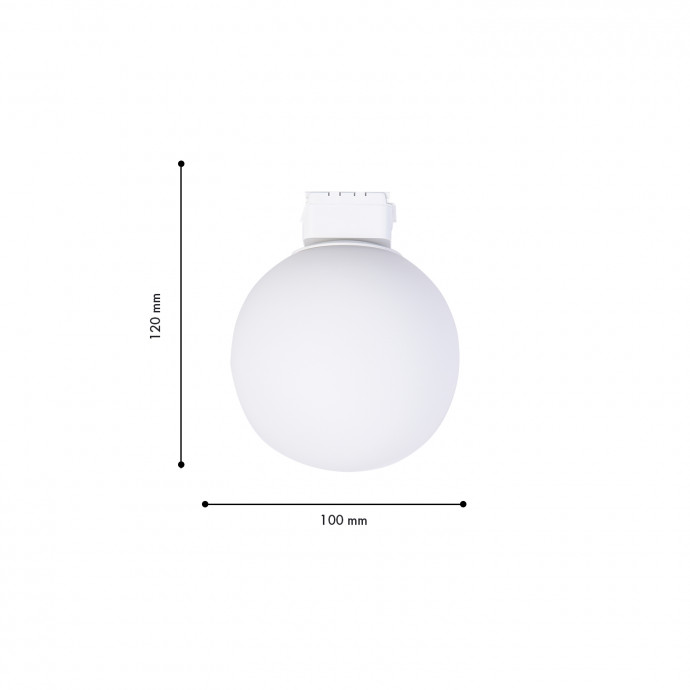4156-1U, потолочный светильник, D100xH120, LEDx6W, 42V, угол рассеивания: 120°, 370LM, 3000-6000K, IP20, included