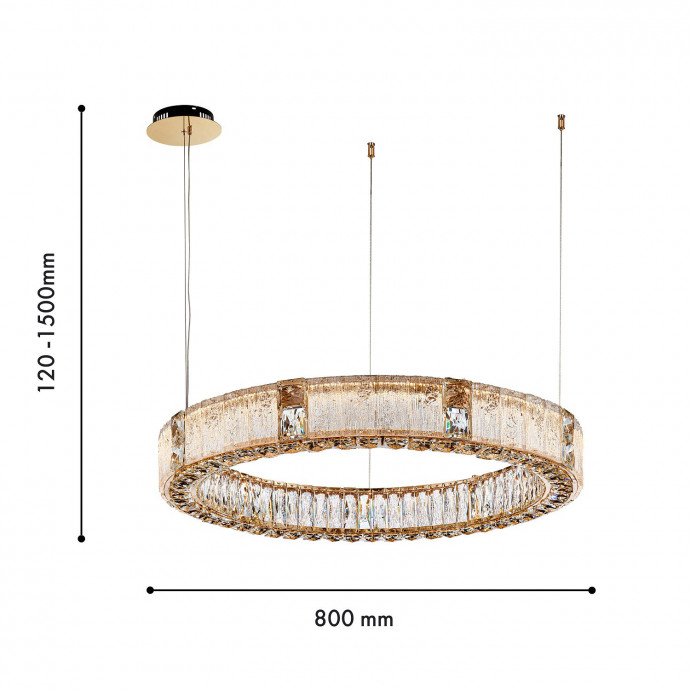 Люстра подвесная Favourite Templum 4204-8P