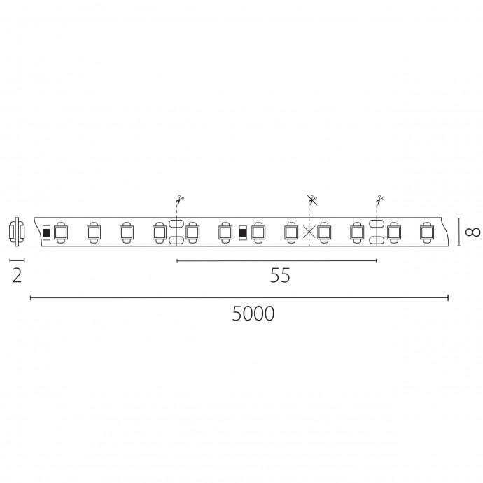Лента двухсторонняя 24V Lightstar  420844
