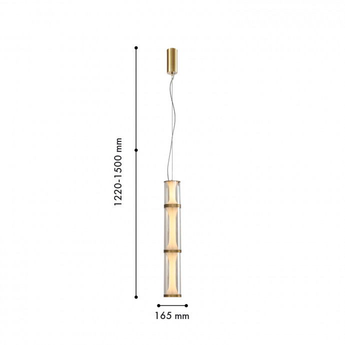 4244-3P, подвес, L1090xW165xH295/1800, LEDx28W, 730LM, 4000K, included