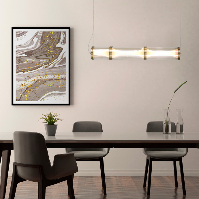 4245-1P, подвес, D165xH575/1800, LEDx12W, 294LM, 4000K, included