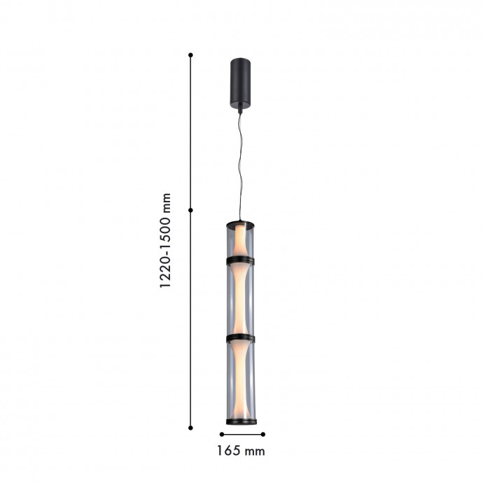 4245-3P, подвес, L1090xW165xH295/1800, LEDx28W, 730LM, 4000K, included