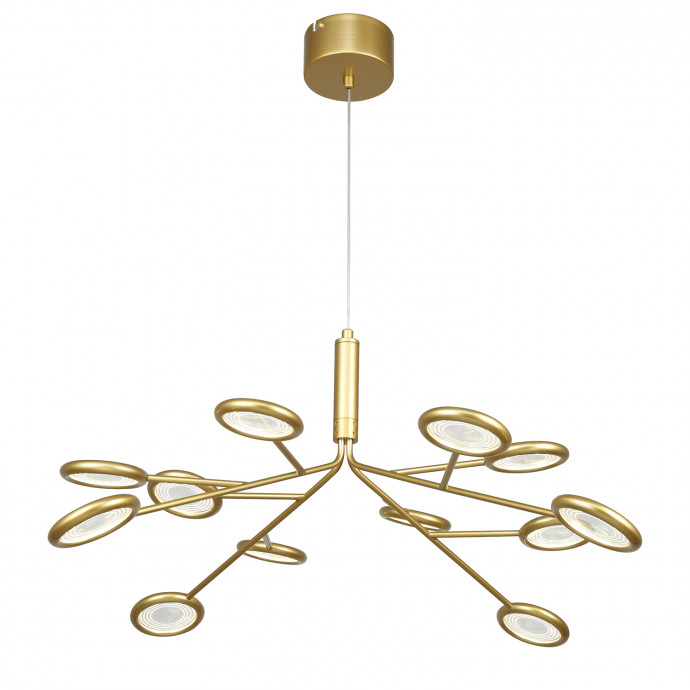 4253-12P, подвесная/потолочная люстра, D650xH320/1320, 12xLEDx3W, 3060LM, 4000K, included