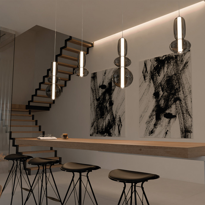 4254-3P, подвес, D250xH795/2295, LEDx24W, 1920LM, 4000K, included