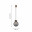4269-1P, подвес, D220xH460/1960, 1xE14x40W