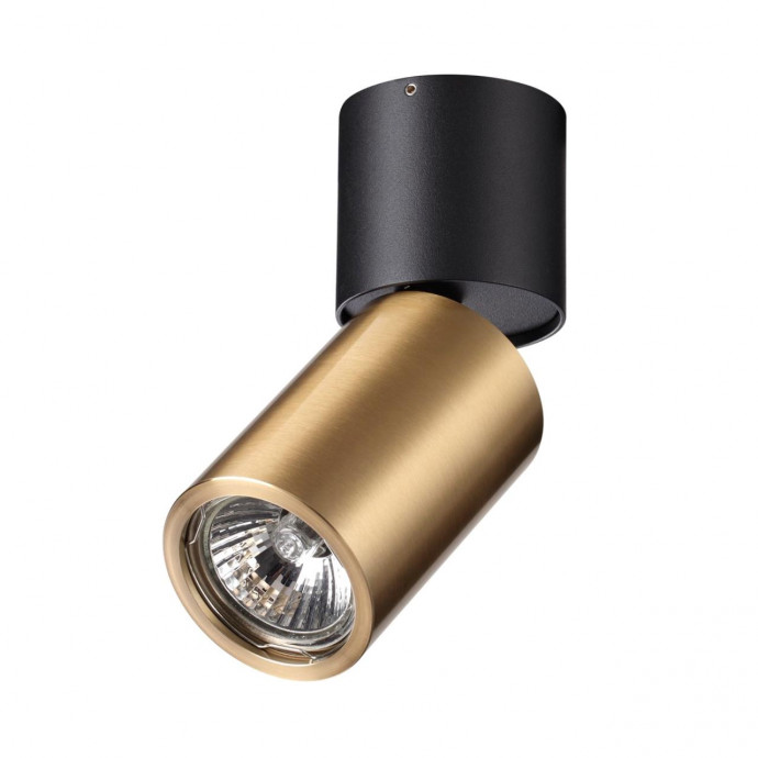 4280/1С HIGHTECH ODL22 269 черный с античной бронзой Потолочный светильник IP20 GU10 50W DUETTA