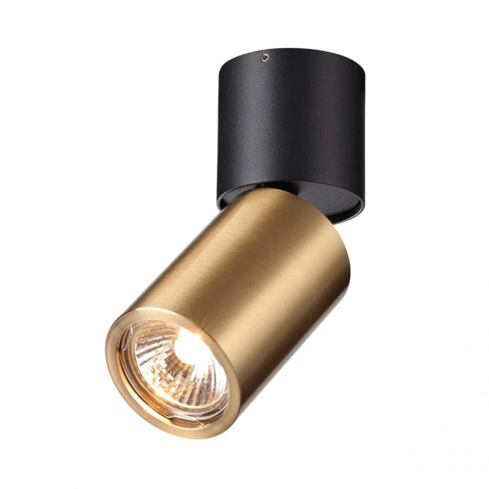 4280/1С HIGHTECH ODL22 269 черный с античной бронзой Потолочный светильник IP20 GU10 50W DUETTA