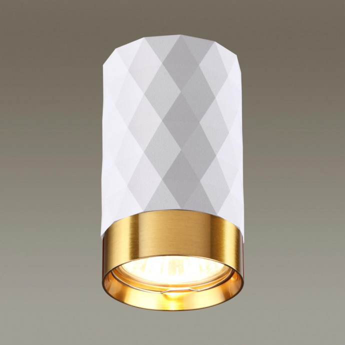 4286/1C HIGHTECH ODL22 263 белый/золотистый/металл Потолочный светильник IP20 LED GU10 max 10W AD ASTRUM