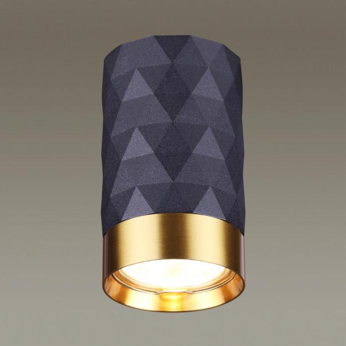 4287/1C HIGHTECH ODL22 263 черный/золотистый/металл Потолочный светильник IP20 LED GU10 max 10W AD ASTRUM