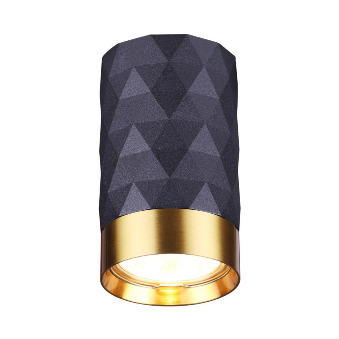 4287/1C HIGHTECH ODL22 263 черный/золотистый/металл Потолочный светильник IP20 LED GU10 max 10W AD ASTRUM