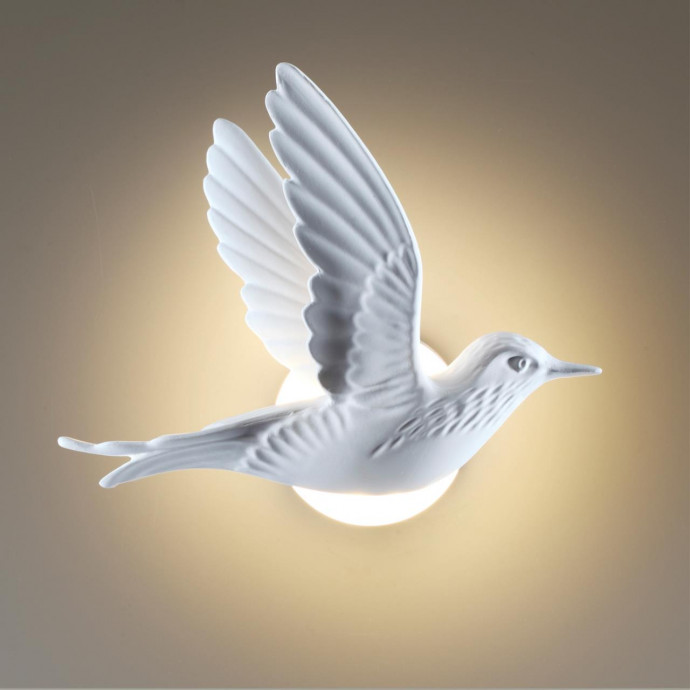 4310/3WLA HIGHTECH ODL22 199 белый гипс Настенный светильник (ПРАВ.) IP20 LED 3W 122Лм 3000K COLOMBELLA