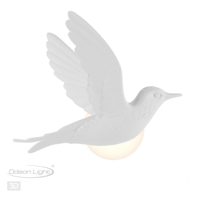 4310/3WLA HIGHTECH ODL22 199 белый гипс Настенный светильник (ПРАВ.) IP20 LED 3W 122Лм 3000K COLOMBELLA