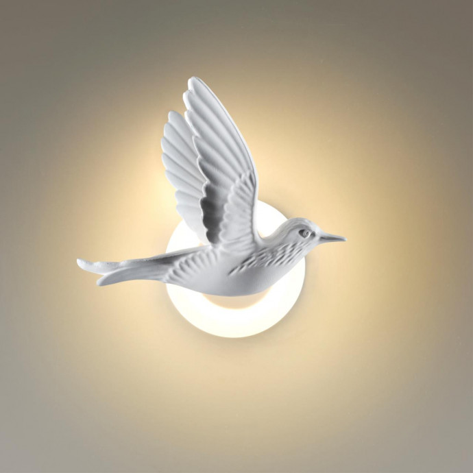 4310/3WL HIGHTECH ODL22 199 белый гипс Настенный светильник (ПРАВ.) IP20 LED 3W 122Лм 3000K COLOMBELLA