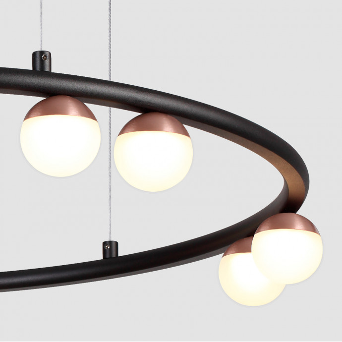 4320-10P, подвесная люстра, D590xH120/1710, LEDx36W, 3200LM, 4000K, CRI>90, included