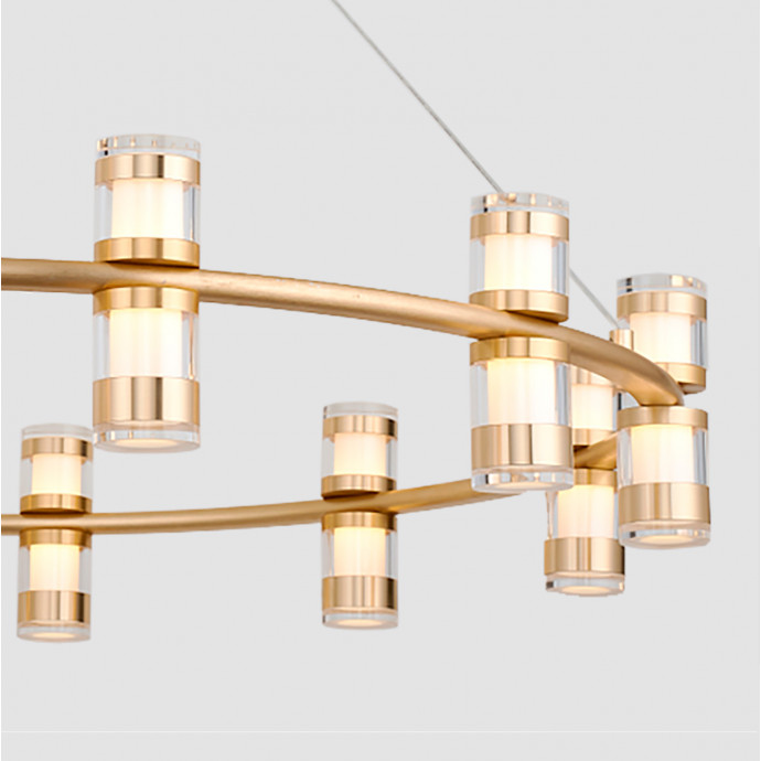 4323-12P, подвесная люстра, D800xH170/1800, 12xLEDx3W, 2880LM, 4000K, included