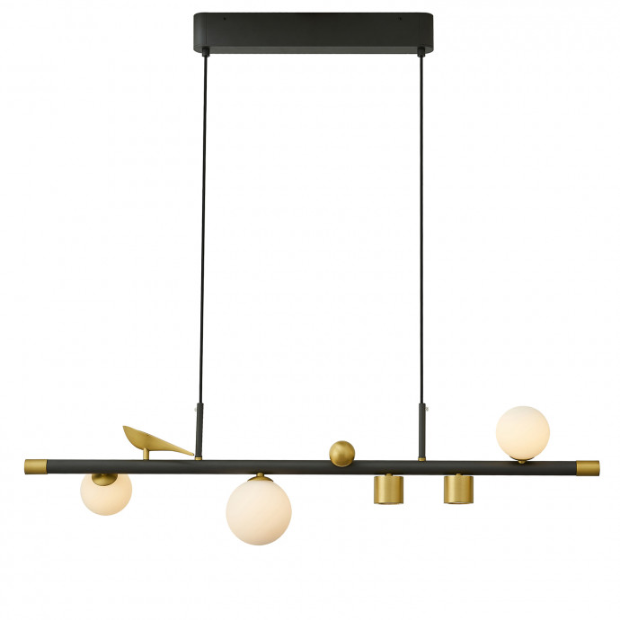 4324-5P, подвесная люстра, L870xW160xH265/1800, 2xLEDx6W + 3xLEDx5W, 2160LM, 4000K, included