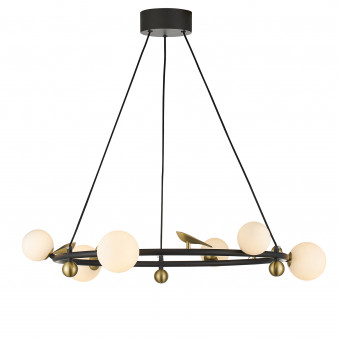 4324-6P, подвесная люстра, D750xH255/1800, 6xLEDx5W, 2400LM, 4000K, included