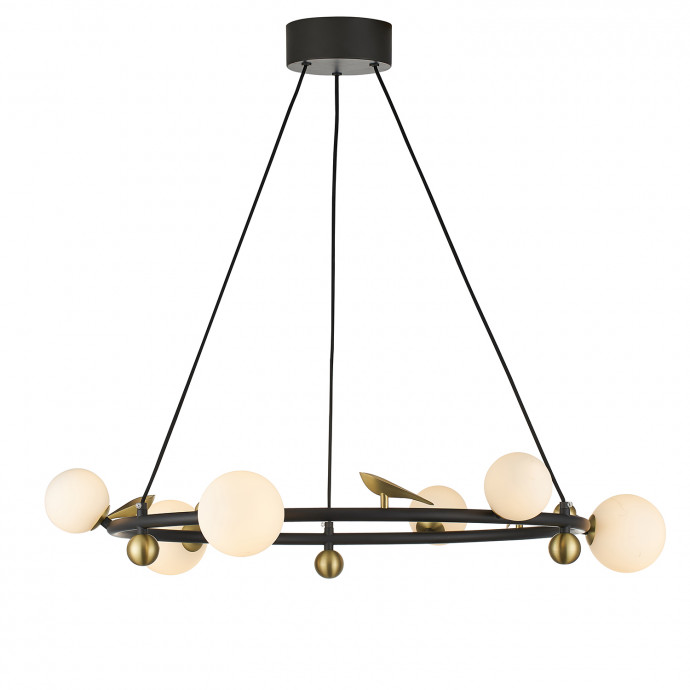 4324-6P, подвесная люстра, D750xH255/1800, 6xLEDx5W, 2400LM, 4000K, included