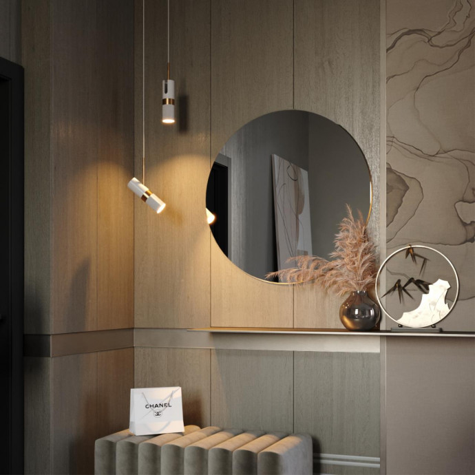 4355/1 HIGHTECH ODL23 231 белый/золотистый/металл Подвесной св-к IP20 LED GU10 10W BULLET