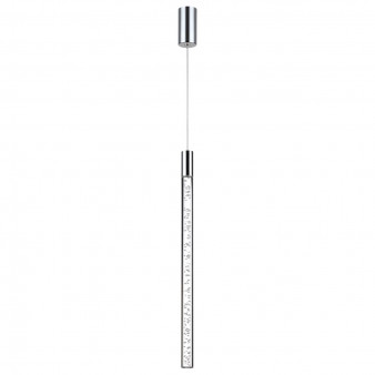 4370/5L HIGHTECH ODL23 107 хром полированный/акрил с пузырьками Подвесной св-к IP20 LED 5W 200Лм 3000K SPARKY