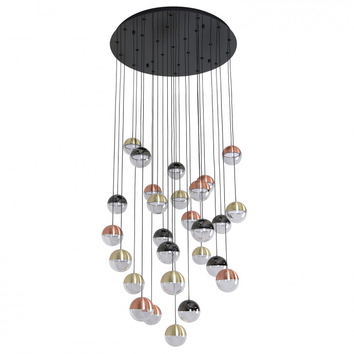 4371-27P, подвесная люстра, D830xH2680, 27xLEDx5.4W, 10220LM, 4000K, CRI>90, included