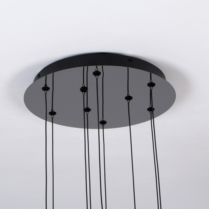 4371-9P, подвесная люстра, D430xH2170, 9xLEDx5.3W, 3360LM, 4000K, CRI>90, included