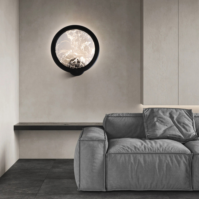 4375-1W, настенный светильник, D45xW215xH225, LEDx10W, 600LM, 4000K, CRI>90, included